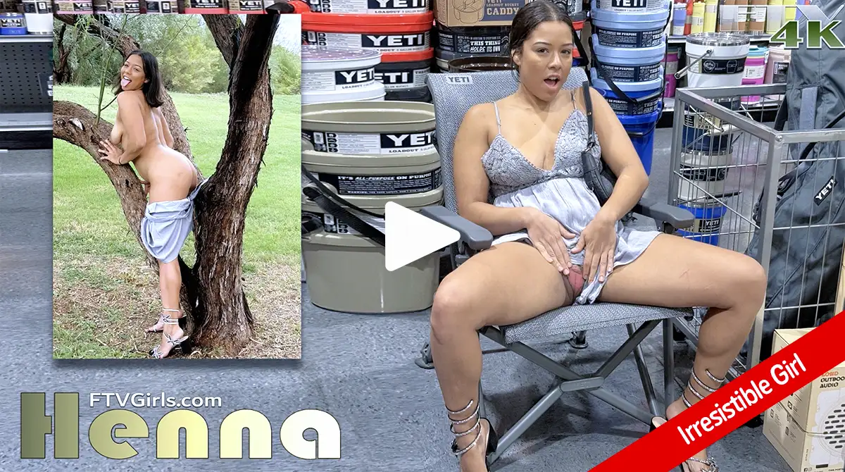 Henna’s public nude debut, captured for FTV Girls